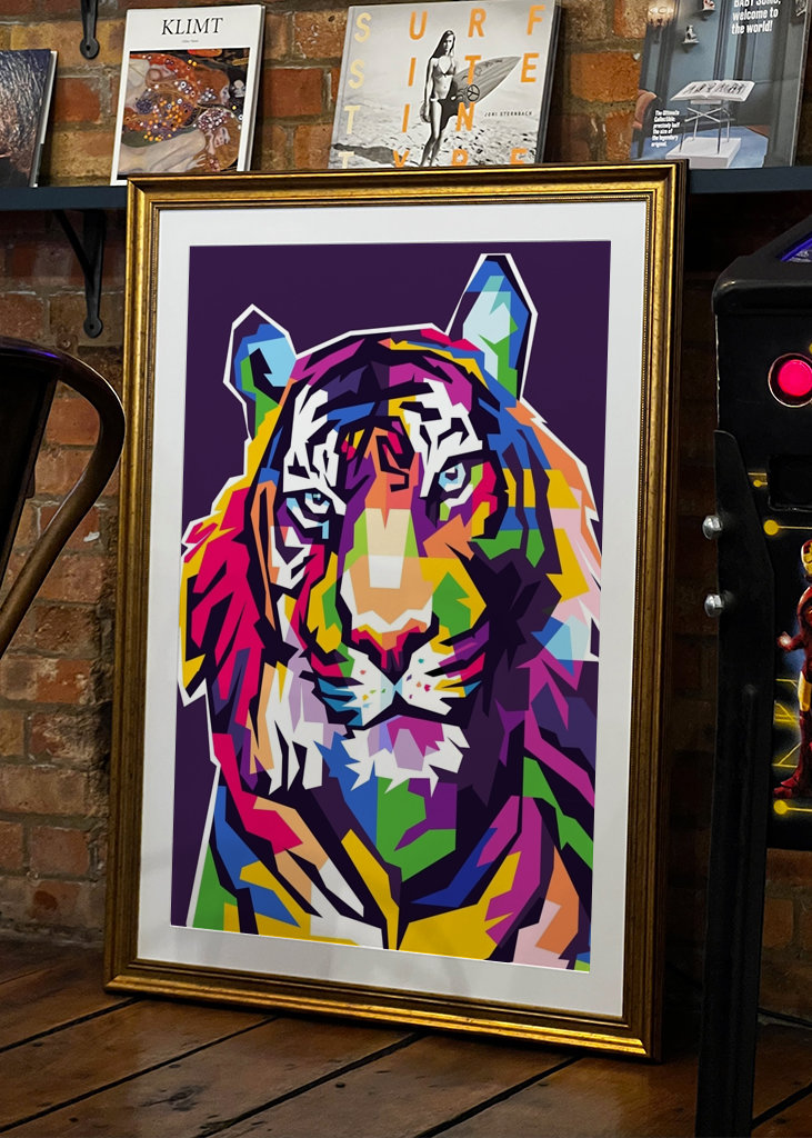 Tiger Pop Art