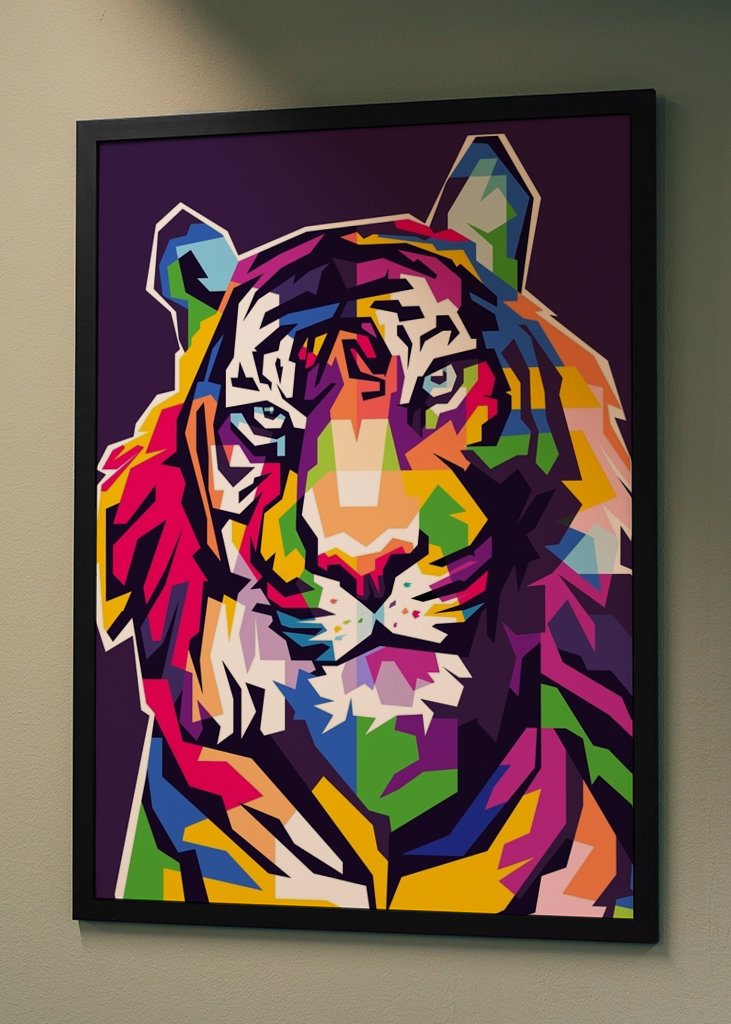 Tiger Pop Art