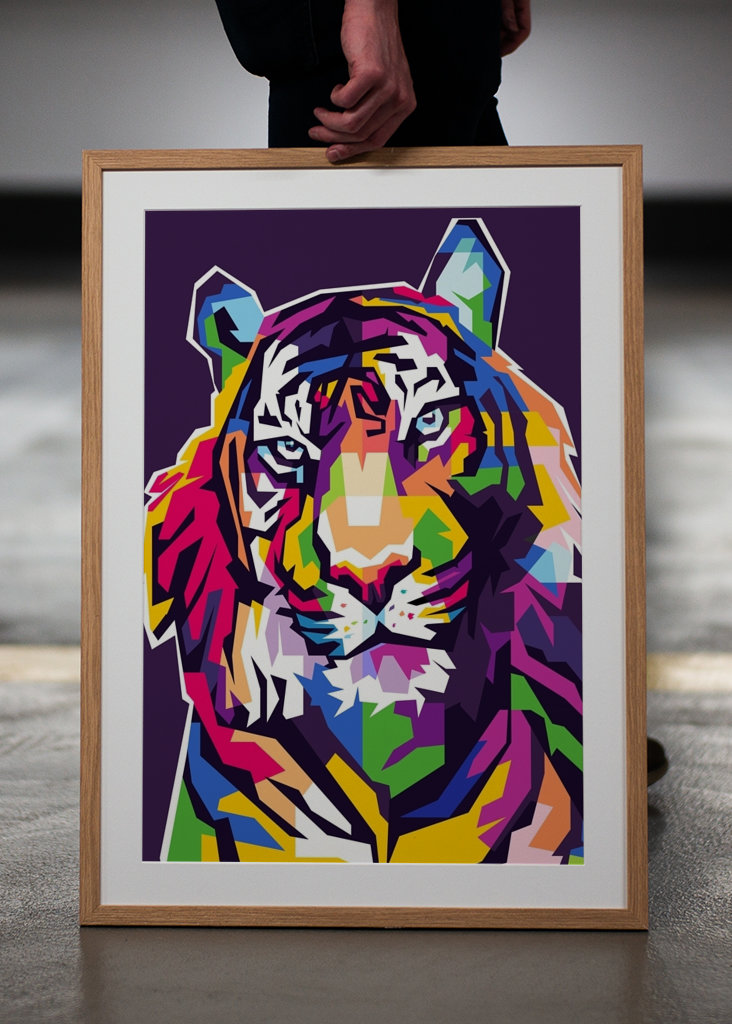 Tiger Pop Art