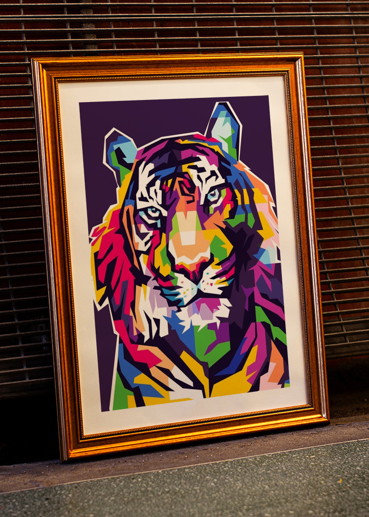 Tiger Pop Art