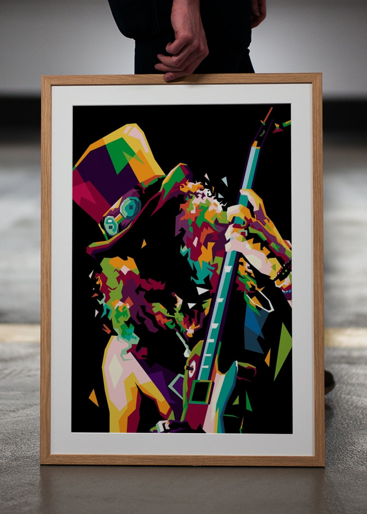 SKRÅSTREG I WPAP-KUNST