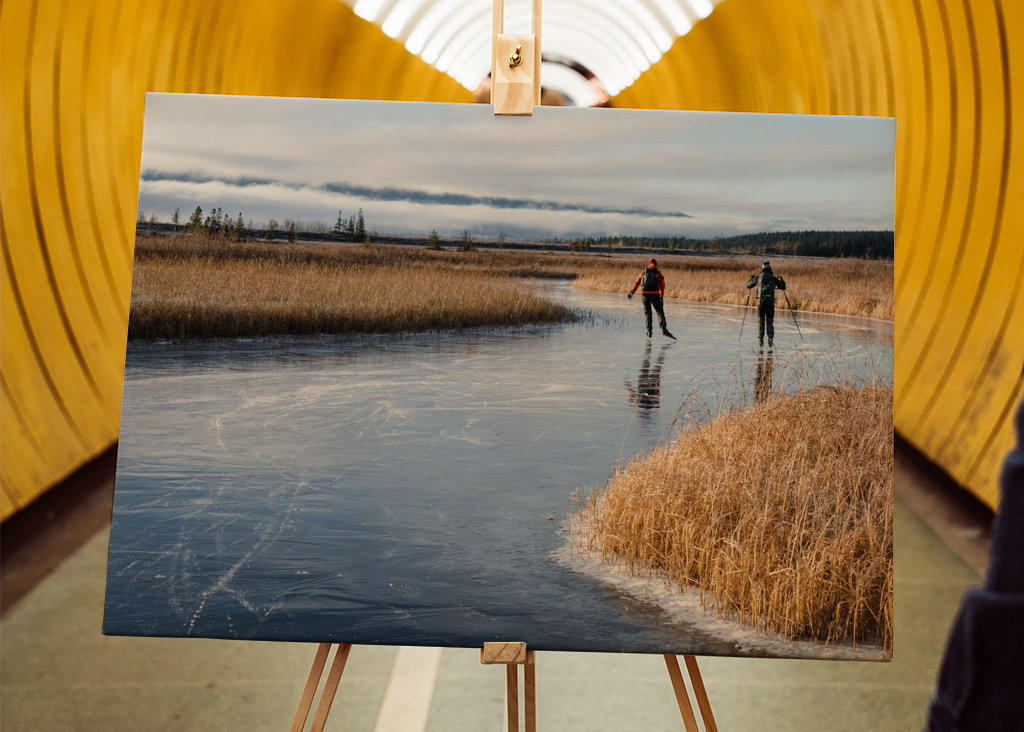 Skøjteløb på søen Ånnsjön