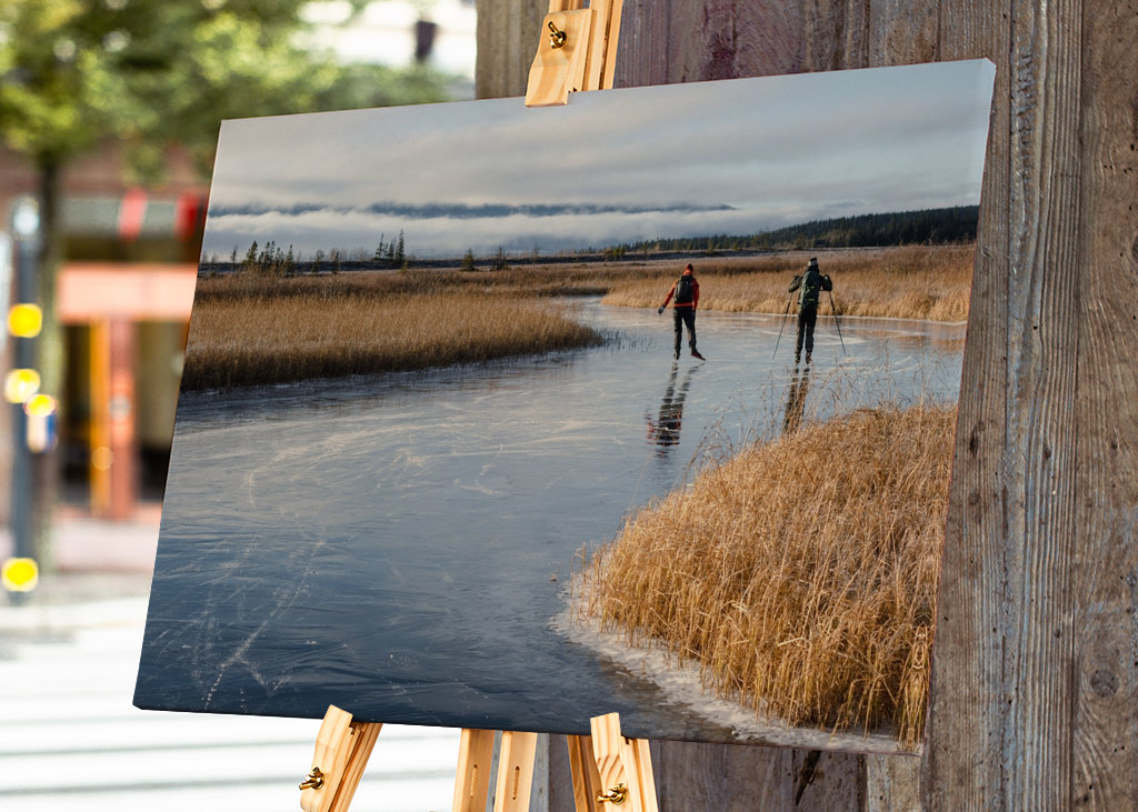 Skøjteløb på søen Ånnsjön