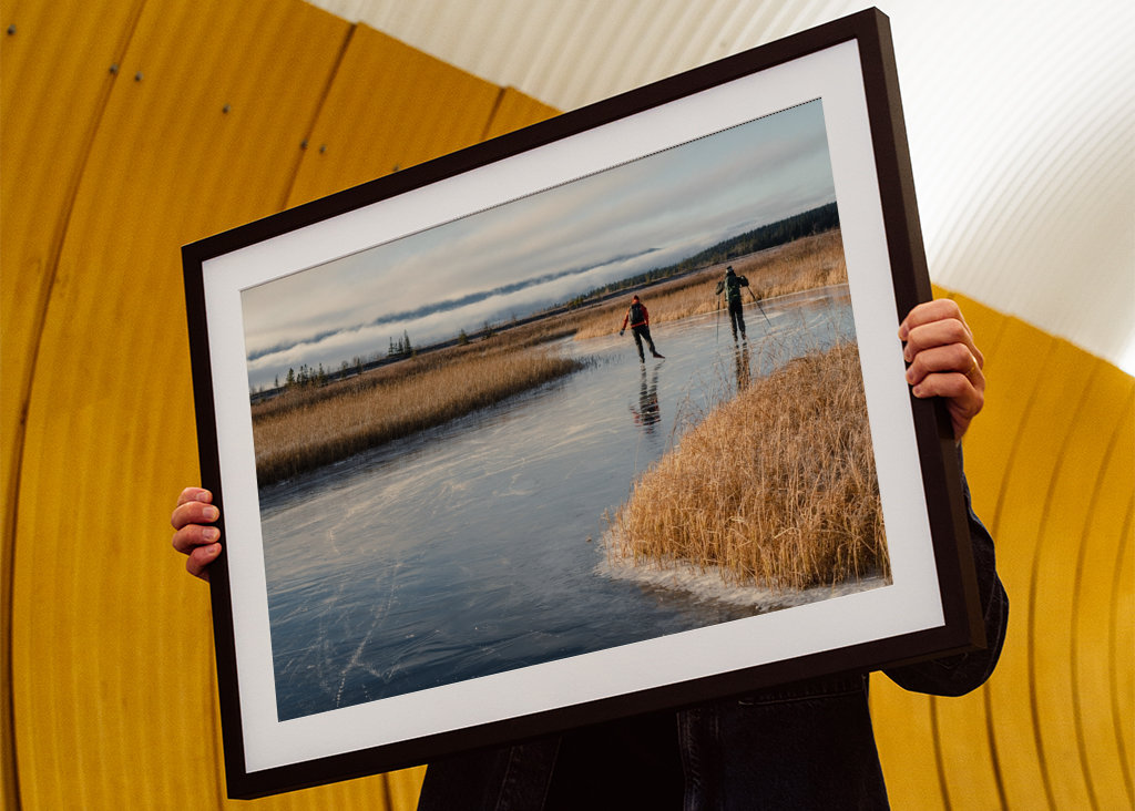 Skøjteløb på søen Ånnsjön