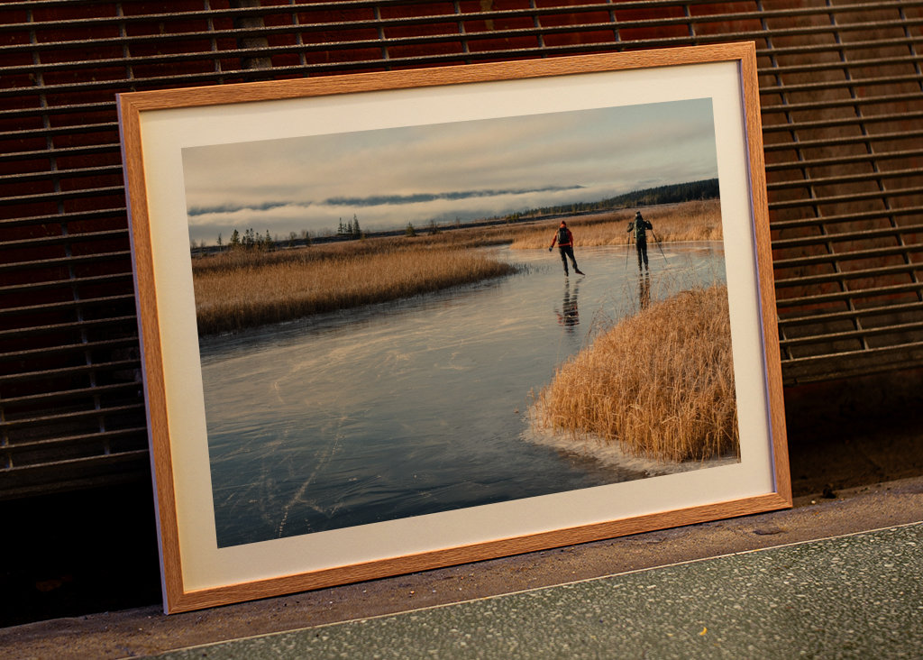 Skøjteløb på søen Ånnsjön