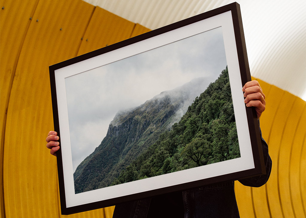 Tåge i Milford Sound