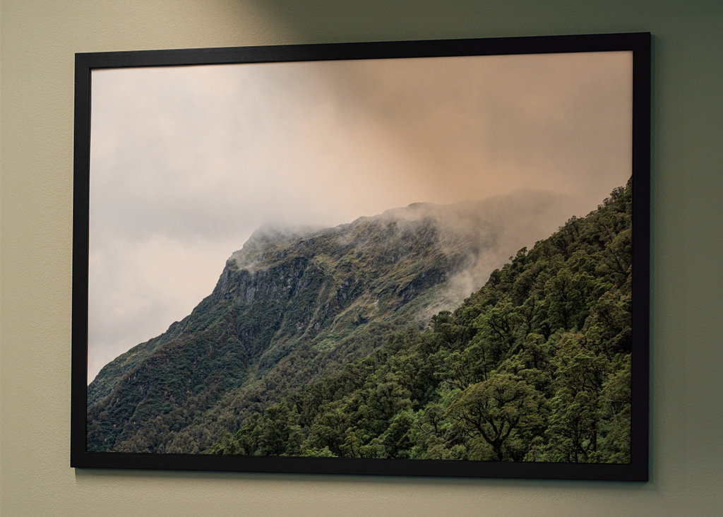 Tåge i Milford Sound