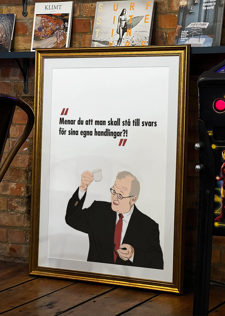 Göran Persson Citater Plakat