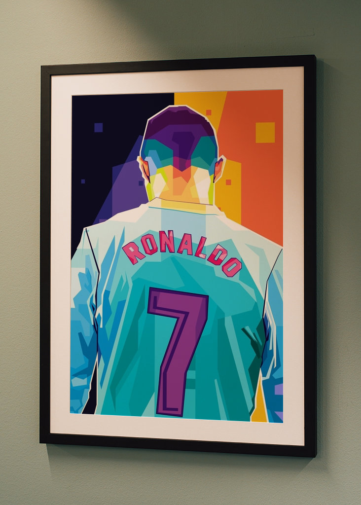 Cristiano Ronaldo pop art