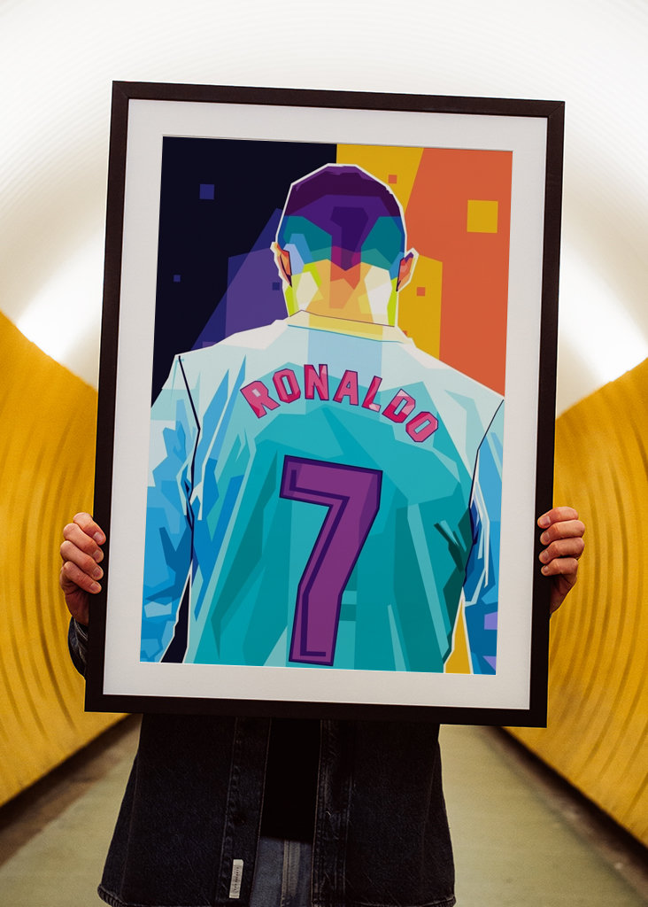 Cristiano Ronaldo pop art