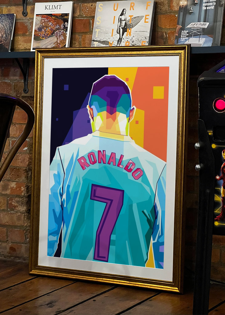 Cristiano Ronaldo pop art