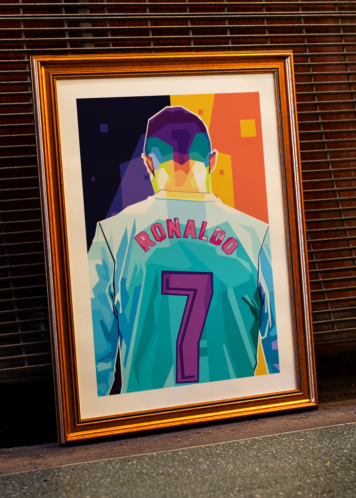 Cristiano Ronaldo pop art