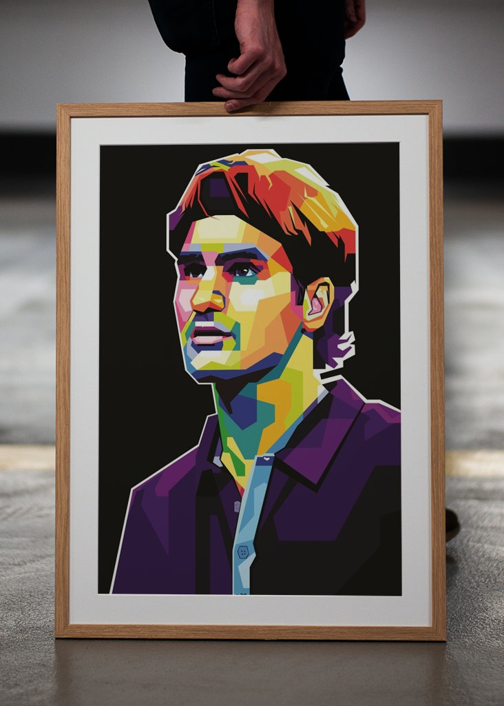 Roger Federer Pop Art