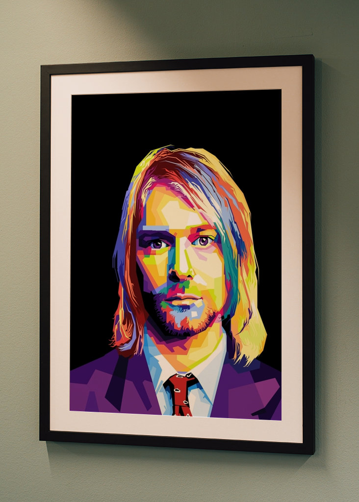 Kurt Cobain pop art