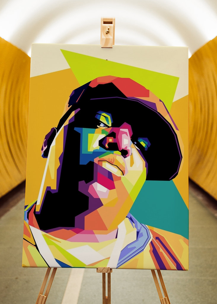 Biggie Smalls pop art
