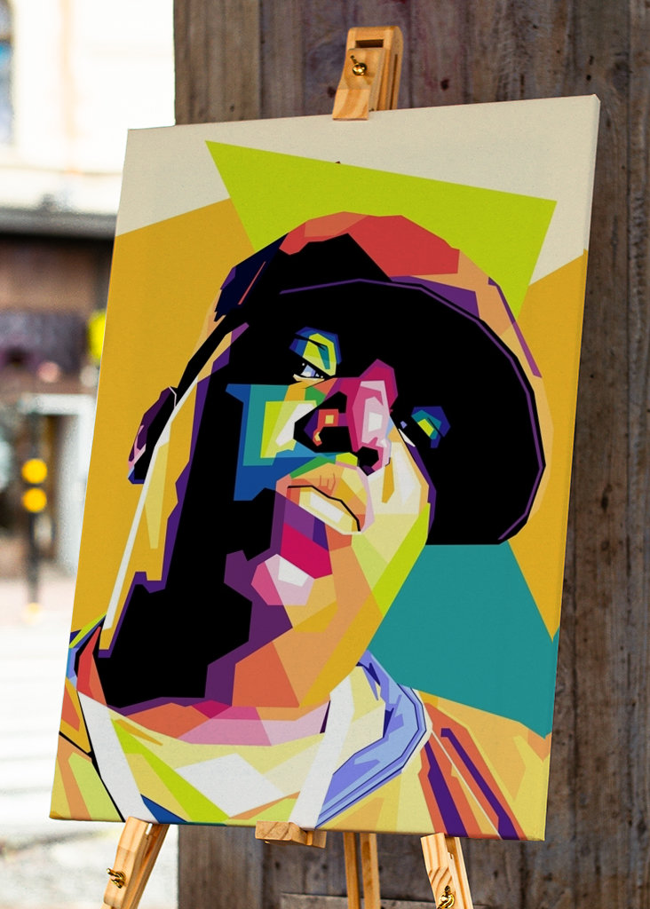 Biggie Smalls pop art