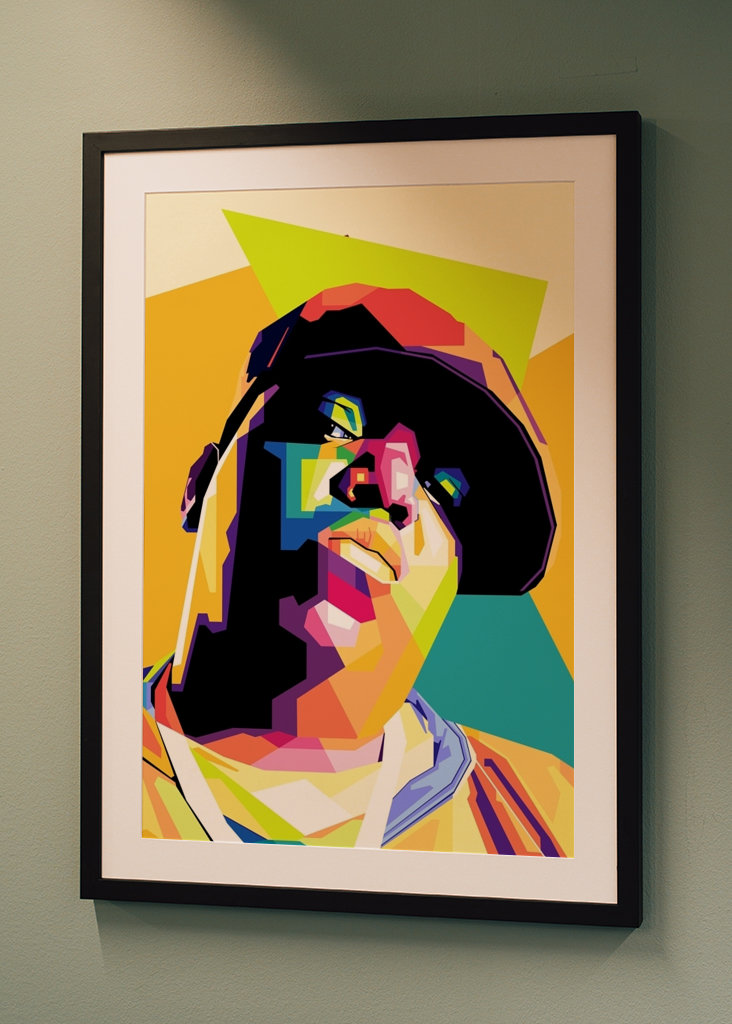 Biggie Smalls pop art