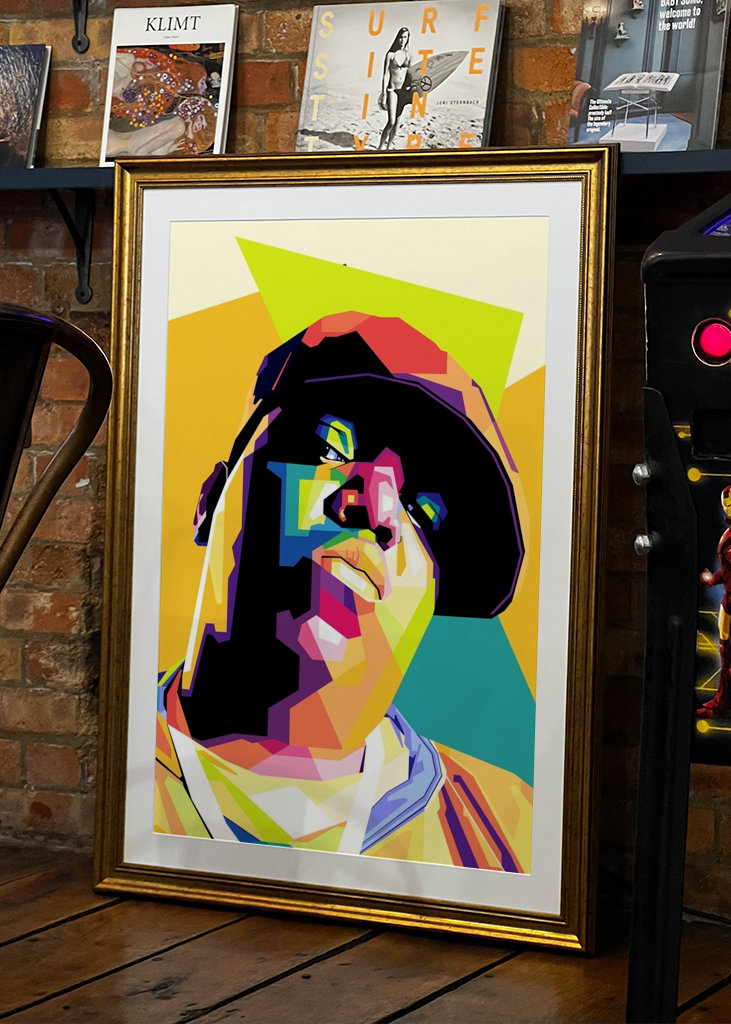 Biggie Smalls pop art