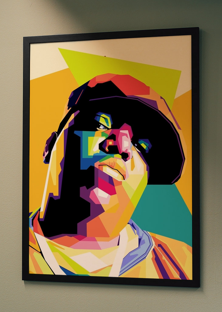 Biggie Smalls pop art