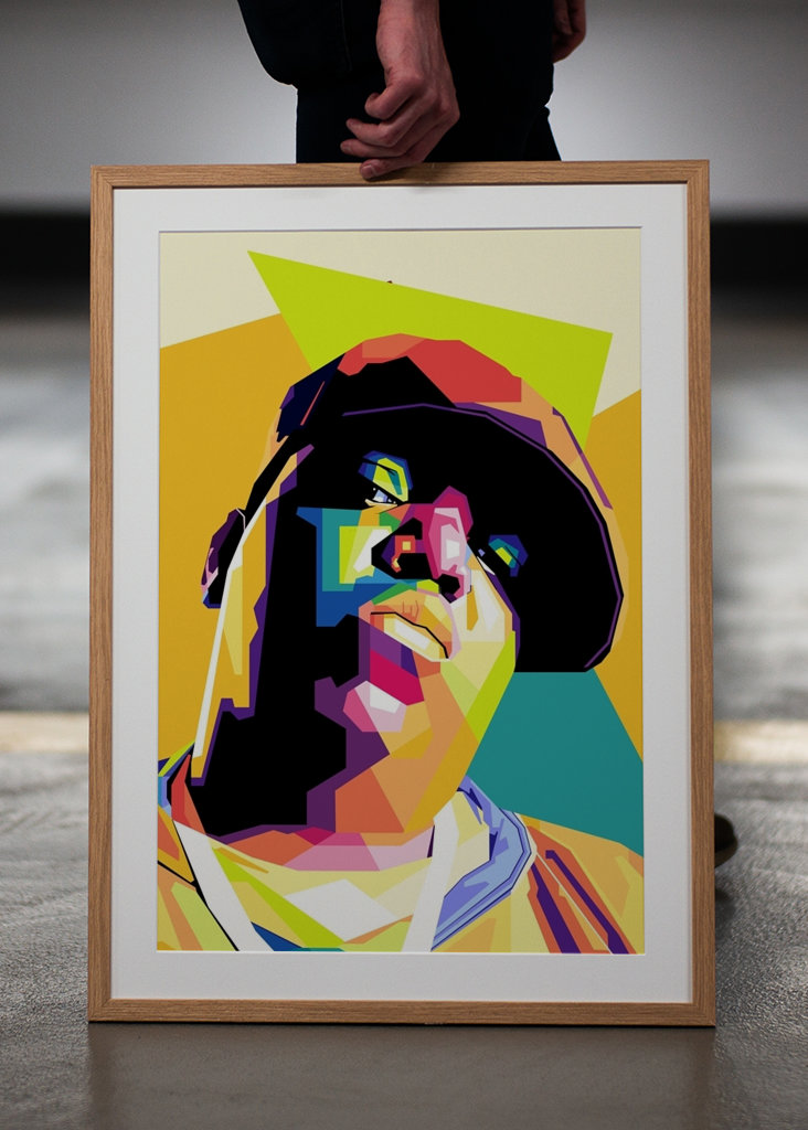 Biggie Smalls pop art
