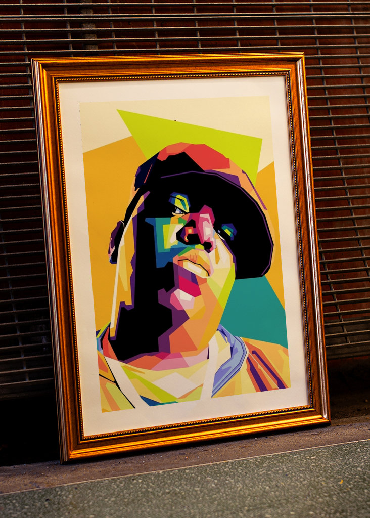 Biggie Smalls pop art