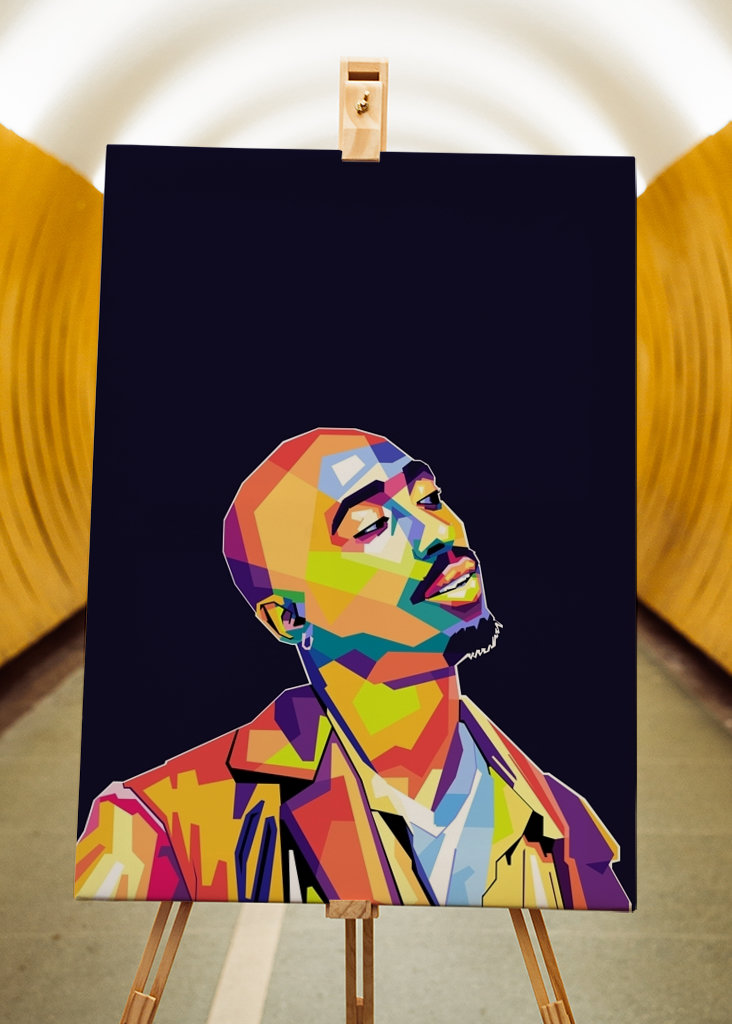 tupac shakur pop art