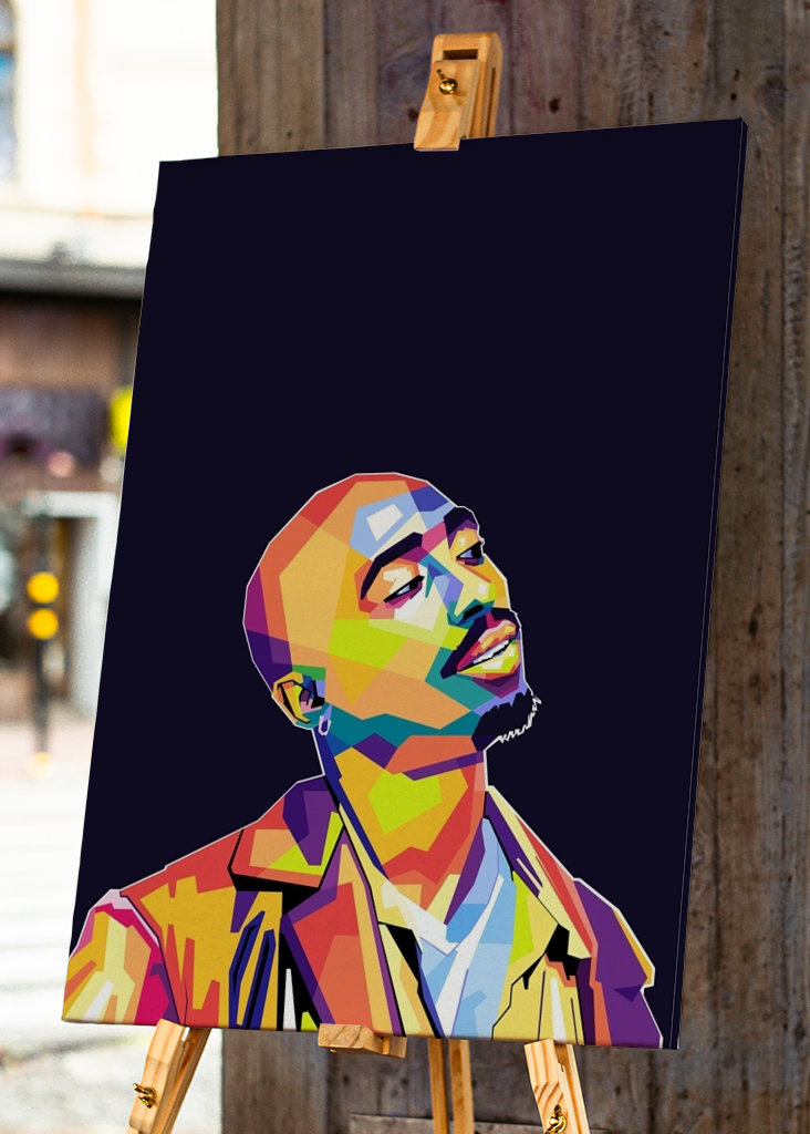 tupac shakur pop art