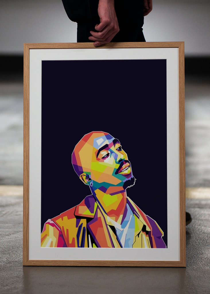tupac shakur pop art