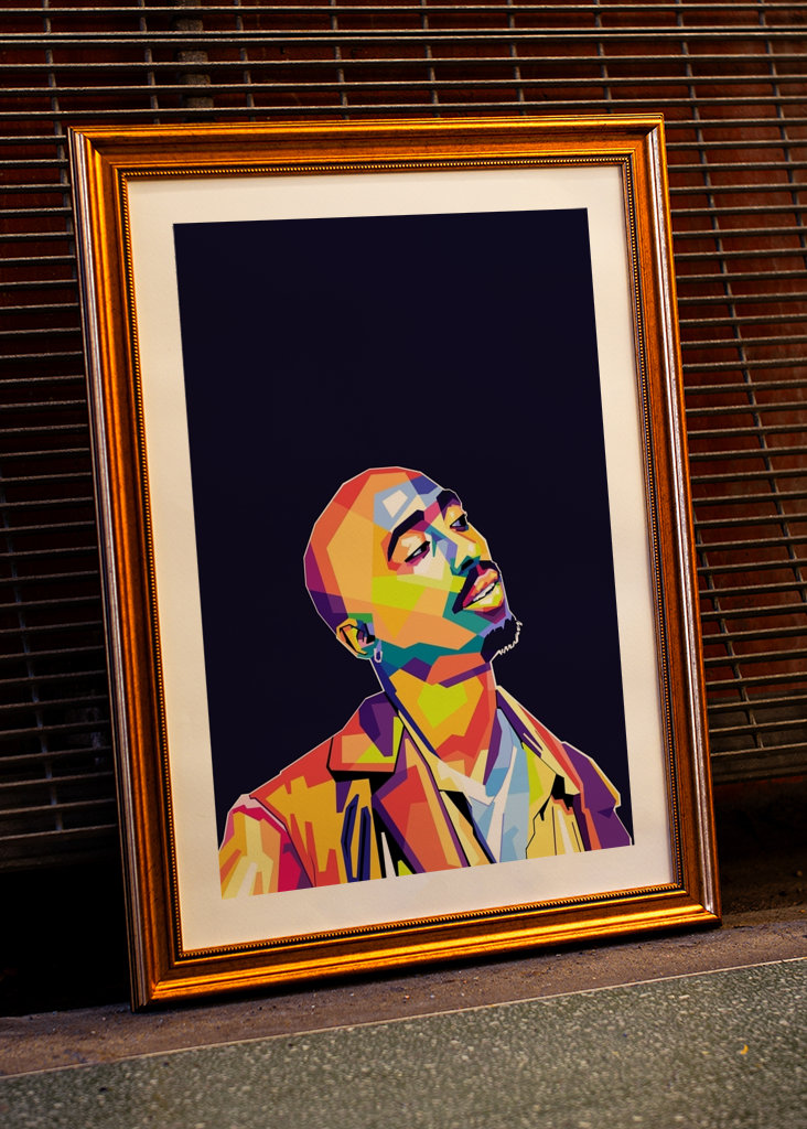 tupac shakur pop art