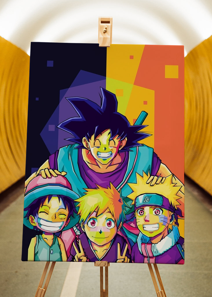 anime legendák pop art