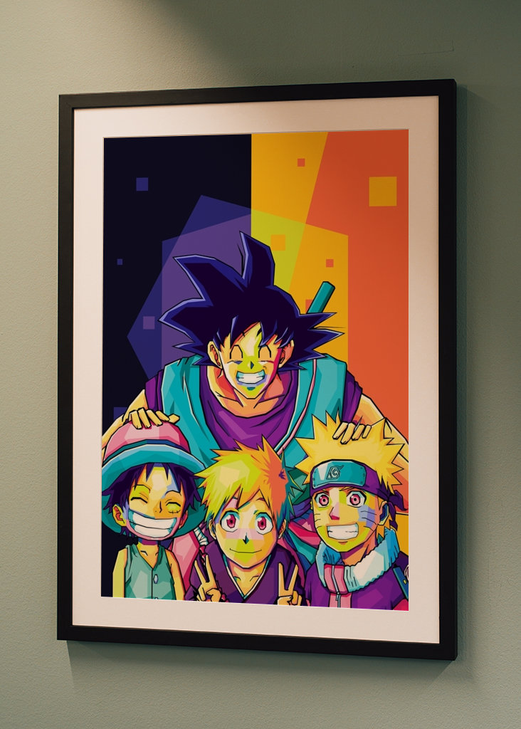 anime legendák pop art