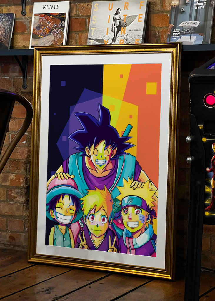 anime legendák pop art