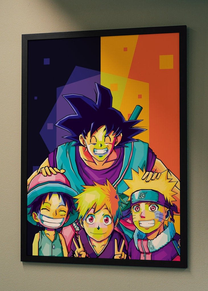 anime legendák pop art