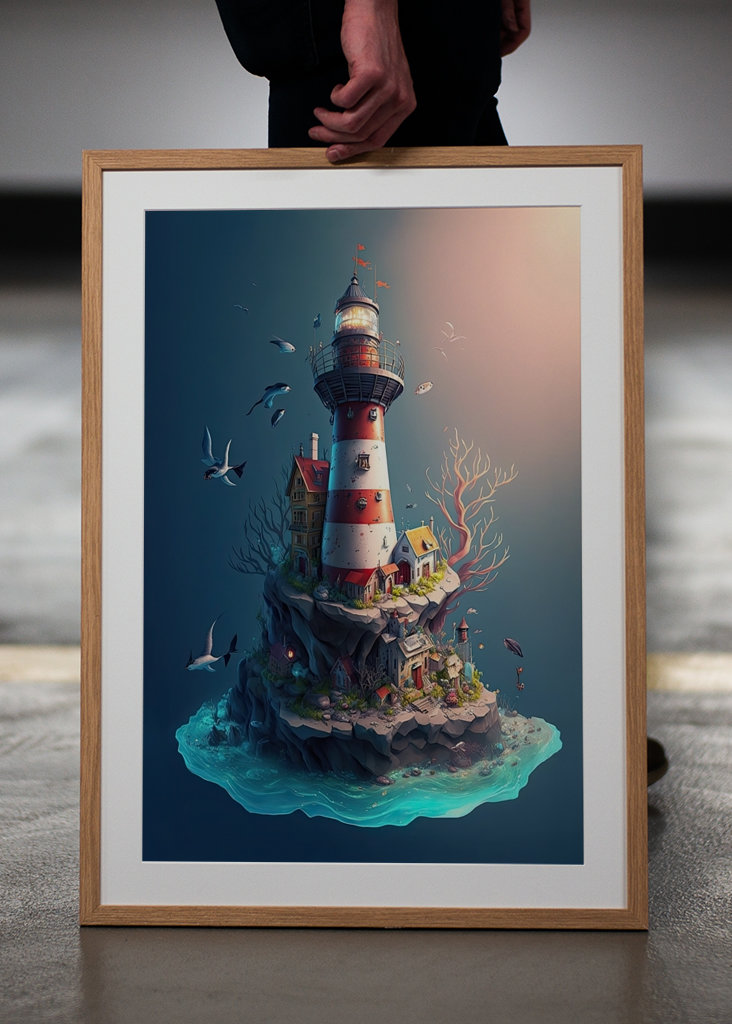 Lighthouse on a Fantasy Island