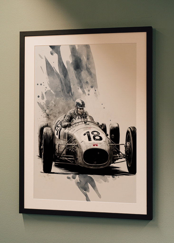 Klassieke raceauto 1