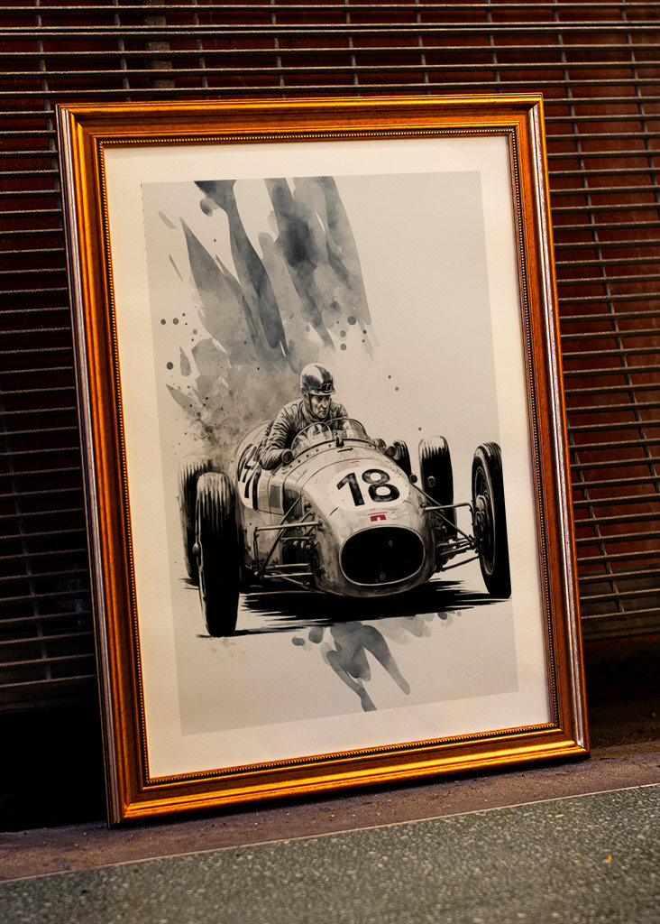 Klassieke raceauto 1