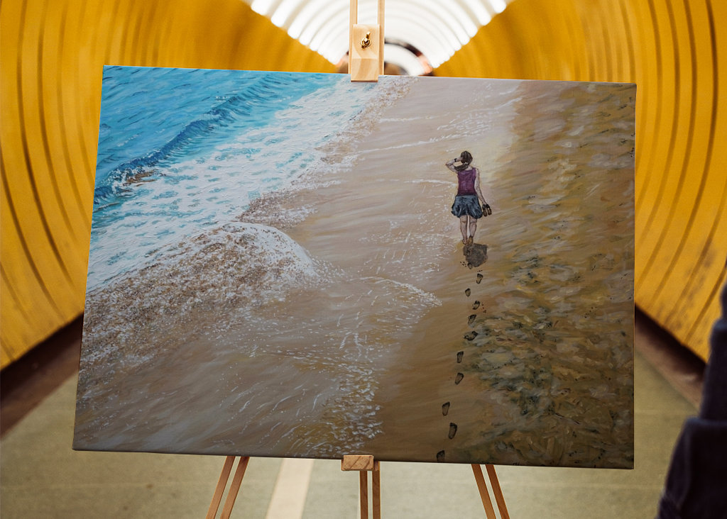 Spaziergang am Strand