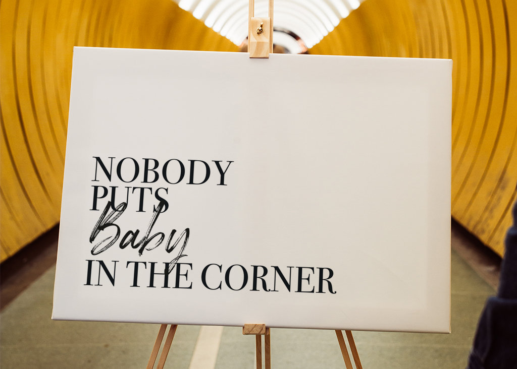 Niemand stellt das Baby in die Ecke