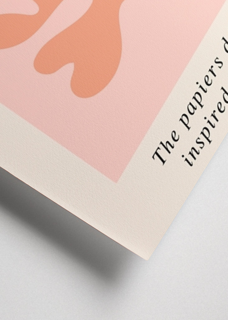 Matisse Inspired Cutout Pink