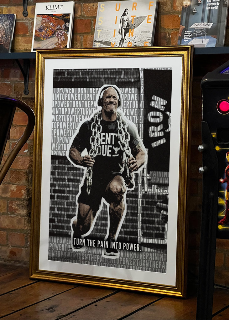 Rock motivationer plakat