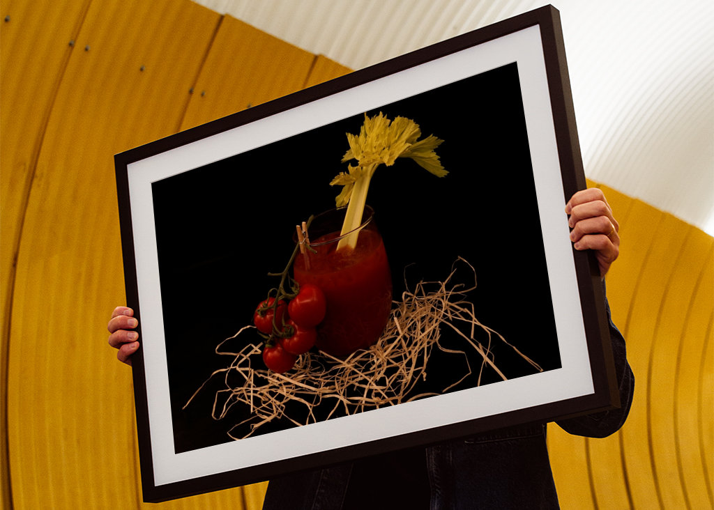 Nature morte Cocktail Gin Tomate