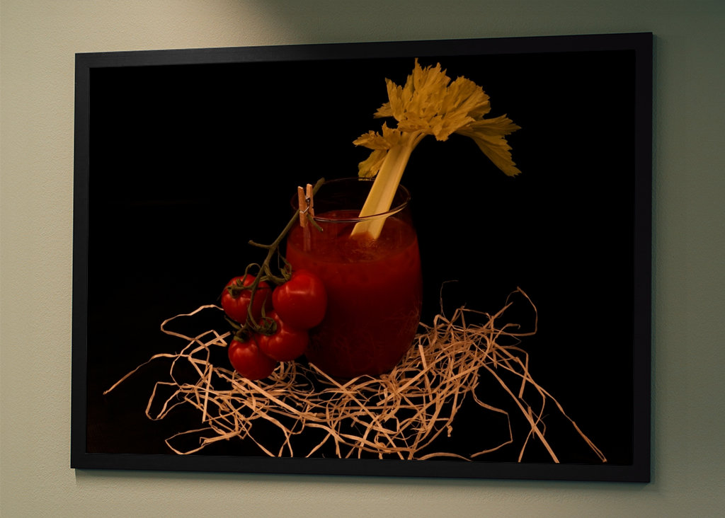 Nature morte Cocktail Gin Tomate