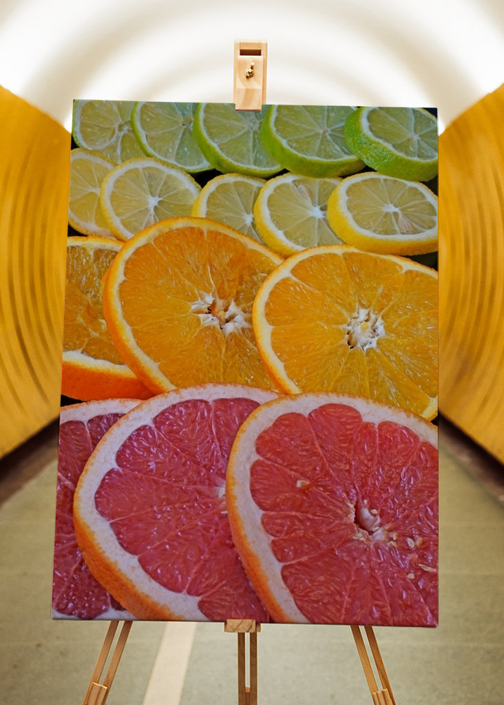 Zitrusfrüchte in Scheiben 