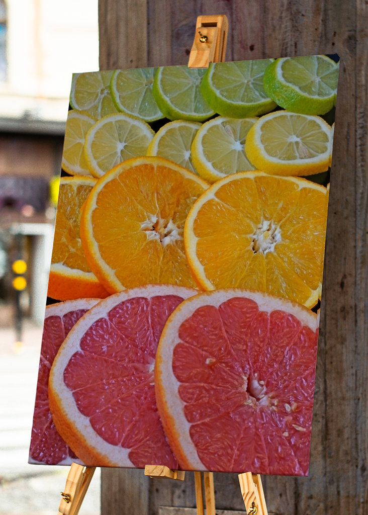 Zitrusfrüchte in Scheiben 