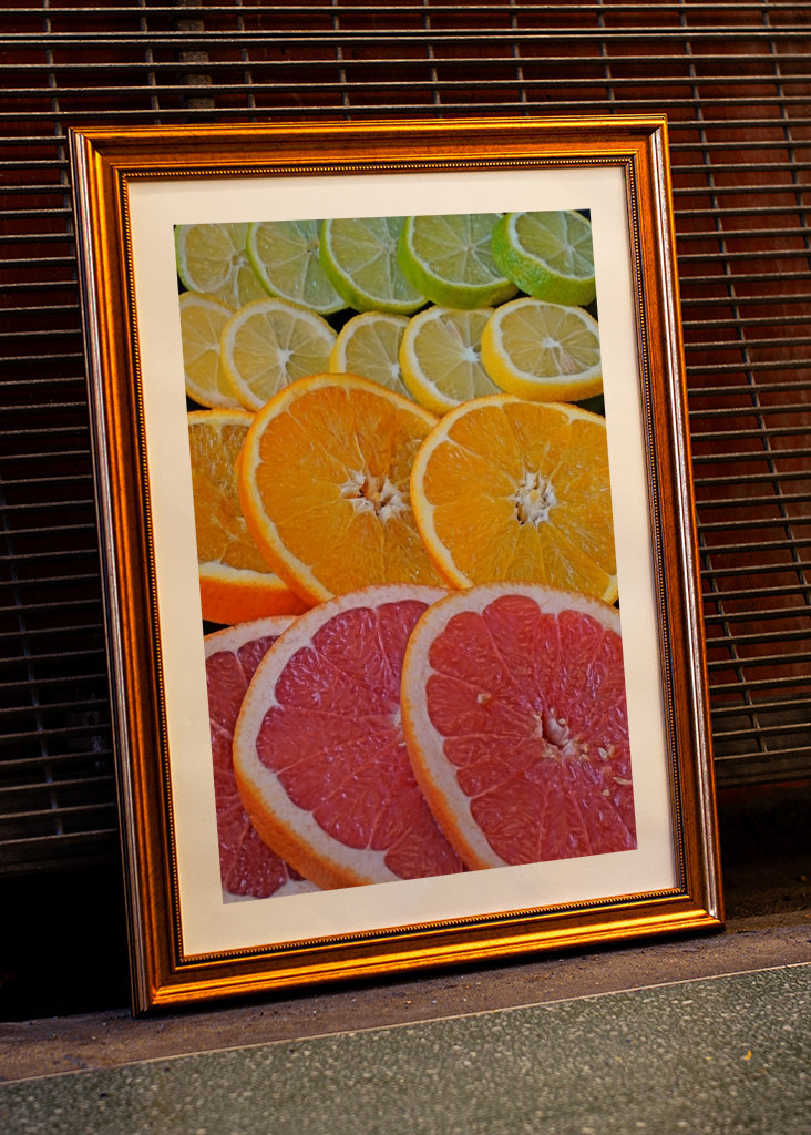 Zitrusfrüchte in Scheiben 