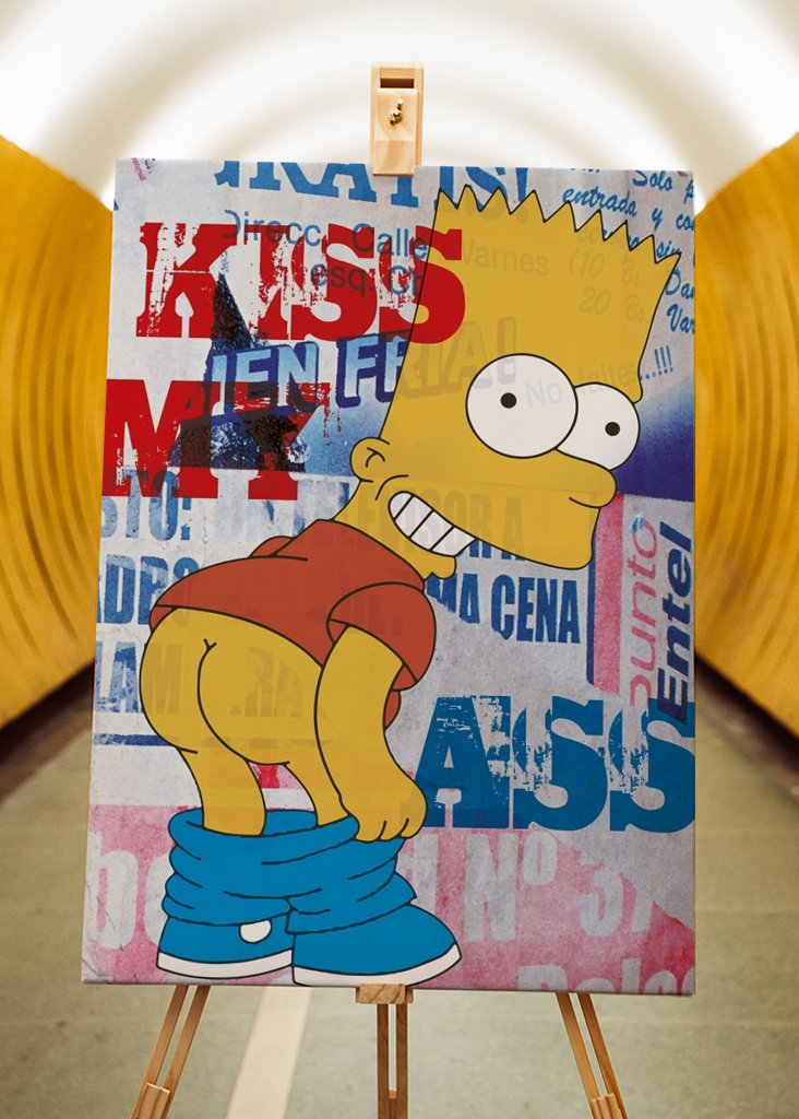 pop art - bart simpson
