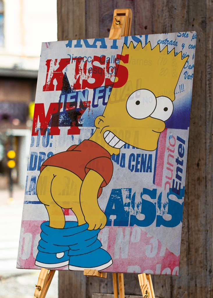 pop art - bart simpson