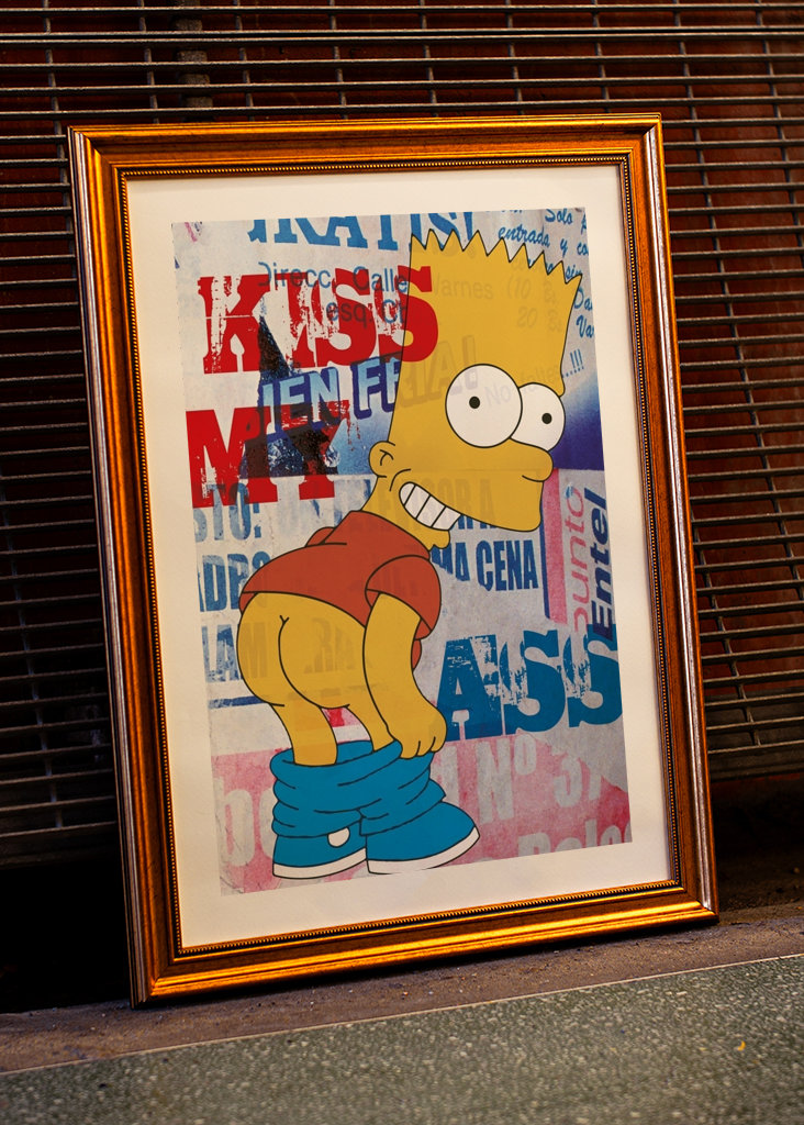 pop art - bart simpson
