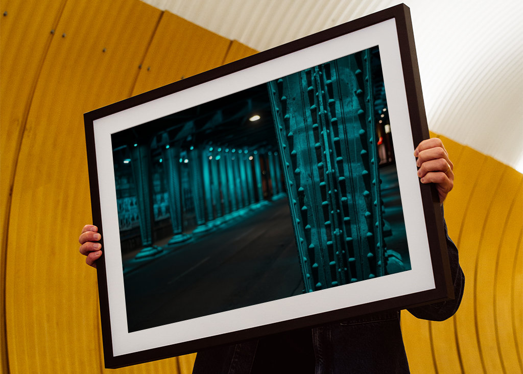 Alte Eisenbahnbrücke in Köln