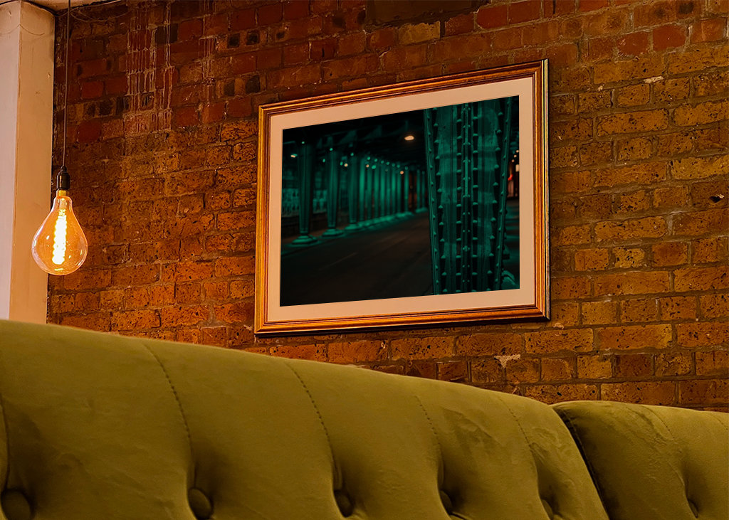 Alte Eisenbahnbrücke in Köln